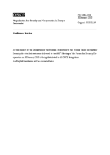 Statement by the Delegation of the Russian Federation on the draft decision on conflict prevention and crisis management in the OSCE area (ru)