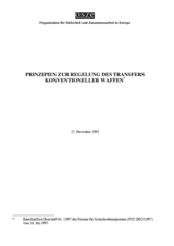 Principles Governing Conventional Arms Transfers (de)