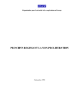 Principles Governing Non-Proliferation (fr)
