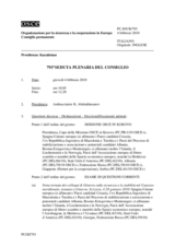 Journal of the 793rd Plenary Meeting of the Permanent Council (it)