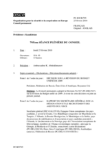 Journal of the 795th Plenary Meeting of the Permanent Council (fr)