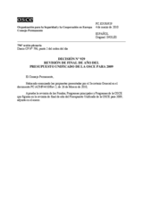 Permanent Council Decision No. 929 (es)