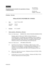 Journal of the 545th Plenary Meeting of the Permanent Council (fr)