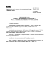 Ministerial Council Decision No. 1/10 (it)