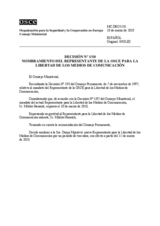 Ministerial Council Decision No. 1/10 (es)