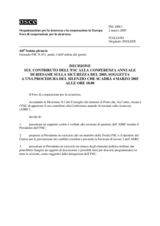 Forum for Security Co-operation Decision, subject to a silence procedure expiring on Friday, 4 March 2005, at 6 p.m. (it)