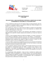 Statement by the Delegation of Luxembourg/EU in response to Mr. Solomon Passy, Minister of Foreign Affairs of the Republic of Bulgaria