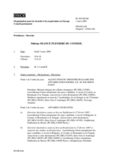 Journal of the 546th Plenary Meeting of the Permanent Council (fr)