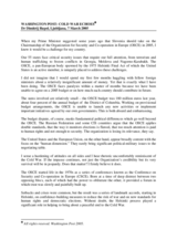 Cold War Echoes, article by the OSCE Chairman-in-Office published in the Washington Post