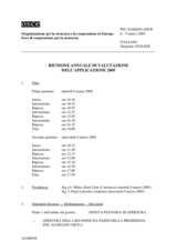 Journal of the 2005 Annual Implementation Assessment Meeting (it)