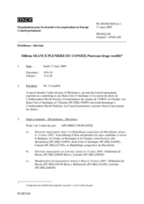 Journal of the 548th Plenary Meeting of the Permanent Council/Corrected reissue (fr)