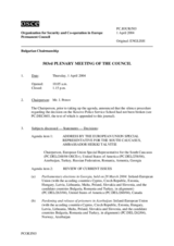 Journal of the 503rd Plenary Meeting of the Permanent Council