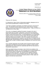 Statement by Mark B. Levin, Executive Director, NCSJ