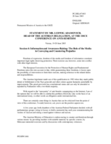 Statement by Ludwig Adamovich, Head of the Austrian Delegation, session 4