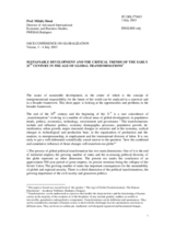 Statement by Professor Mihály Simai, Director of Advanced International Economic and Business Studies, Budapest, session 3 Statement by Professor Mihály Simai, Director of Advanced International Economic and Business Studies, Budapest, session 3