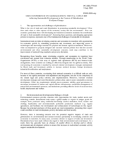 Statement by Evelynne Change, Advisor on Trade Matters, Economics and Trade Branch, UNEP, session 3 Statement by Evelynne Change, Advisor on Trade Matters, Economics and Trade Branch, UNEP, session 3