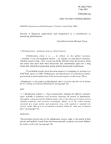 Contribution by Michael Green, Head of the Economic Analysis Unit, European Commission, session 4 Contribution by Michael Green, Head of the Economic Analysis Unit, European Commission, session 4