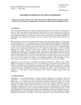 Extract from OECD report by Marco Mira d'Ercole: Building Sustainable Societies - The Role of Social Protection, Organisation for Economic Co-operation and Development, France Extract from OECD report by Marco Mira d'Ercole: Building Sustainable Societies - The Role of Social Protection, Organisation for Economic Co-operation and Development, France