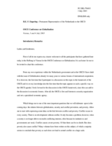 Statement by Chairman Frans Engering, Permanent Representative of the Netherlands to the OECD, opening session Statement by Chairman Frans Engering, Permanent Representative of the Netherlands to the OECD, opening session