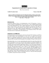OSCE participation in the First Biennial Meeting of States of the United Nations Programme of Action