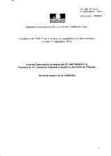 Statement by Joel Thoraval, President of the National Consultative Commission for Human Rights of the French Republic, session 1 (fr)