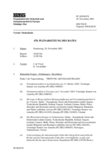 Journal of the 478th Plenary Meeting of the Permanent Council (de)