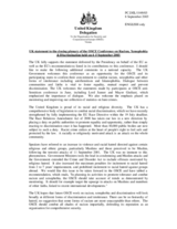 Statement by the delegation of the United Kingdom, closing session