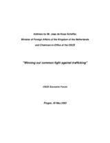 Winning our common fight against trafficking