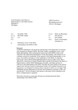 Letter to the Parliament