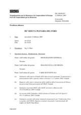 Journal of the 381st Plenary Meeting of the Forum for Security Co-operation (it)