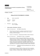 Journal of the 470th Plenary Meeting of the Permanent Council (fr)