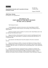 Permanent Council Decision No. 562