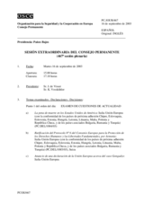 Journal of the 467th Special Plenary Meeting of the Permanent Council (es)