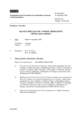 Journal of the 467th Special Plenary Meeting of the Permanent Council (fr)