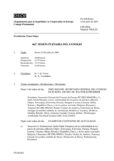 Journal of the 462nd Plenary Meeting of the Permanent Council (es)