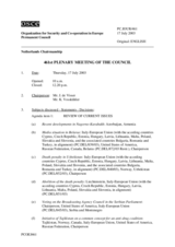 Journal of the 461st Plenary Meeting of the Permanent Council