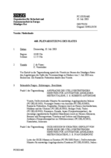 Journal of the 460th Plenary Meeting of the Permanent Council (de)