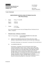 Journal of the 458th Reenforced Plenary Meeting of the Permanent Council (de)