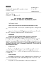 Permanent Council Decision No. 550/Corrected reissue