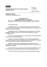 Permanent Council Decision No. 552