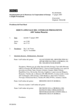 Journal of the 456th Special Plenary Meeting of the Permanent Council (it)