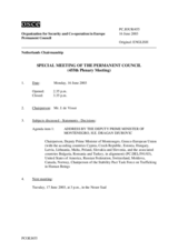 Journal of the 455th Special Plenary Meeting of the Permanent Council