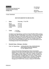 Journal of the 450th Plenary Meeting of the Permanent Council (de)