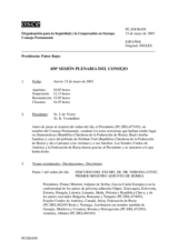 Journal of the 450th Plenary Meeting of the Permanent Council (es)