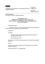 Permanent Council Decision No. 544 (it)