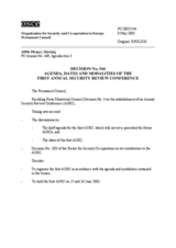 Permanent Council Decision No. 544