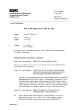 Journal of the 448th Plenary Meeting of the Permanent Council (de)