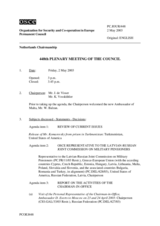 Journal of the 448th Plenary Meeting of the Permanent Council