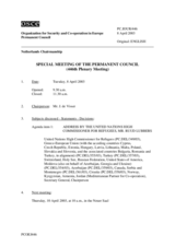 Journal of the 446th Special Plenary Meeting of the Permanent Council