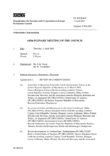 Journal of the 445th Plenary Meeting of the Permanent Council